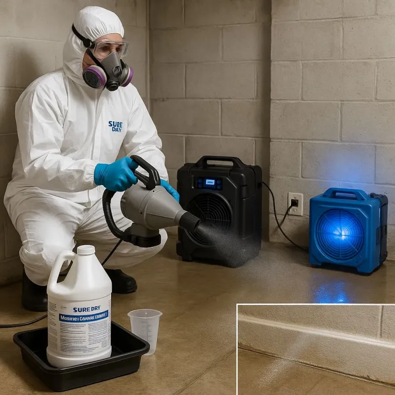Sanitization and Odor Removal process in Concordia, NJ