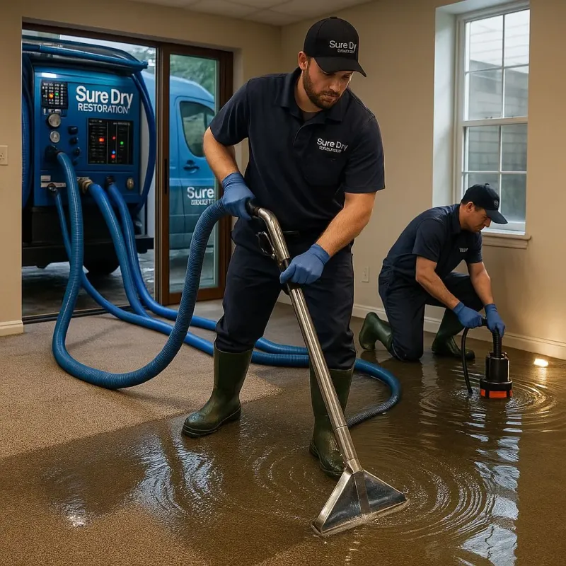 Water Extraction and Removal process in Concordia, NJ